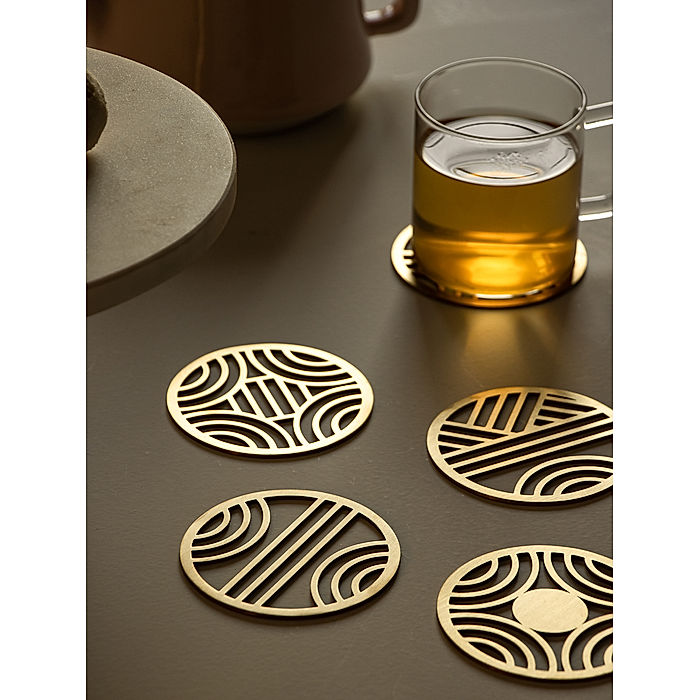 Cygnus Metal Coasters - Set of 6