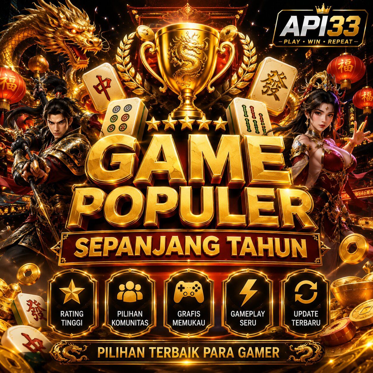 API33! Pencetak Sejarah #1 Game Populer Sepanjang Tahun by Api33.uk.com