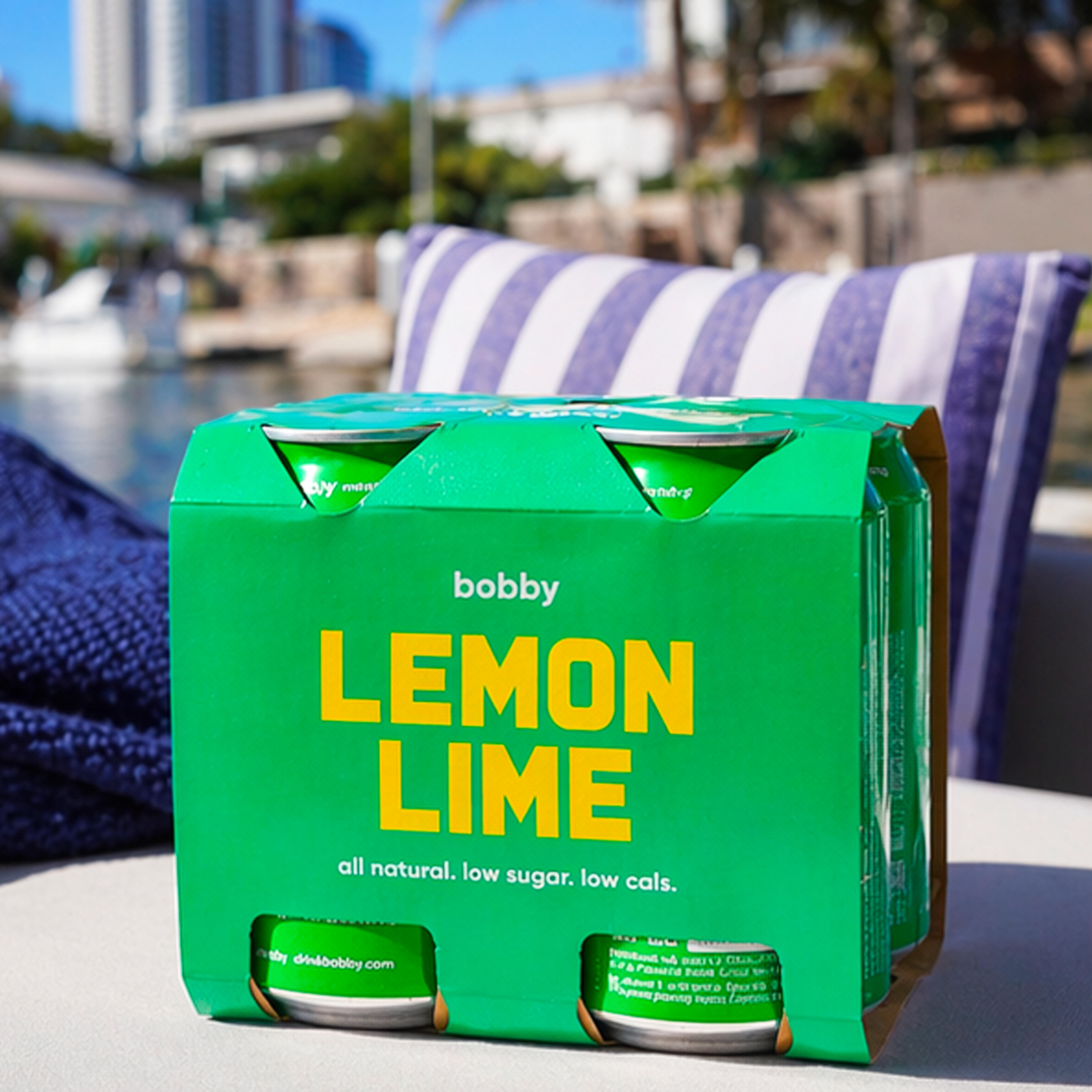 Bobby Lemon & Lime Soft Drink – 4 Pack 
