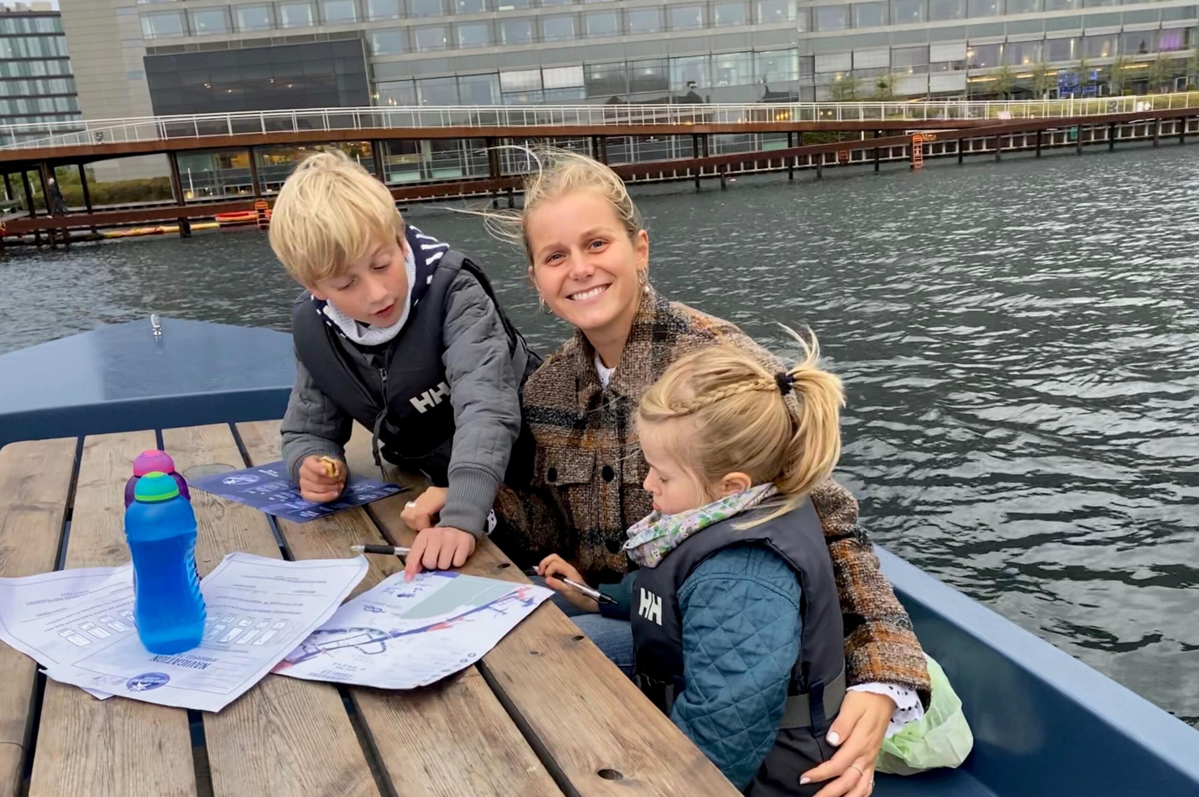 Børn med på sejlturen GoBoat
