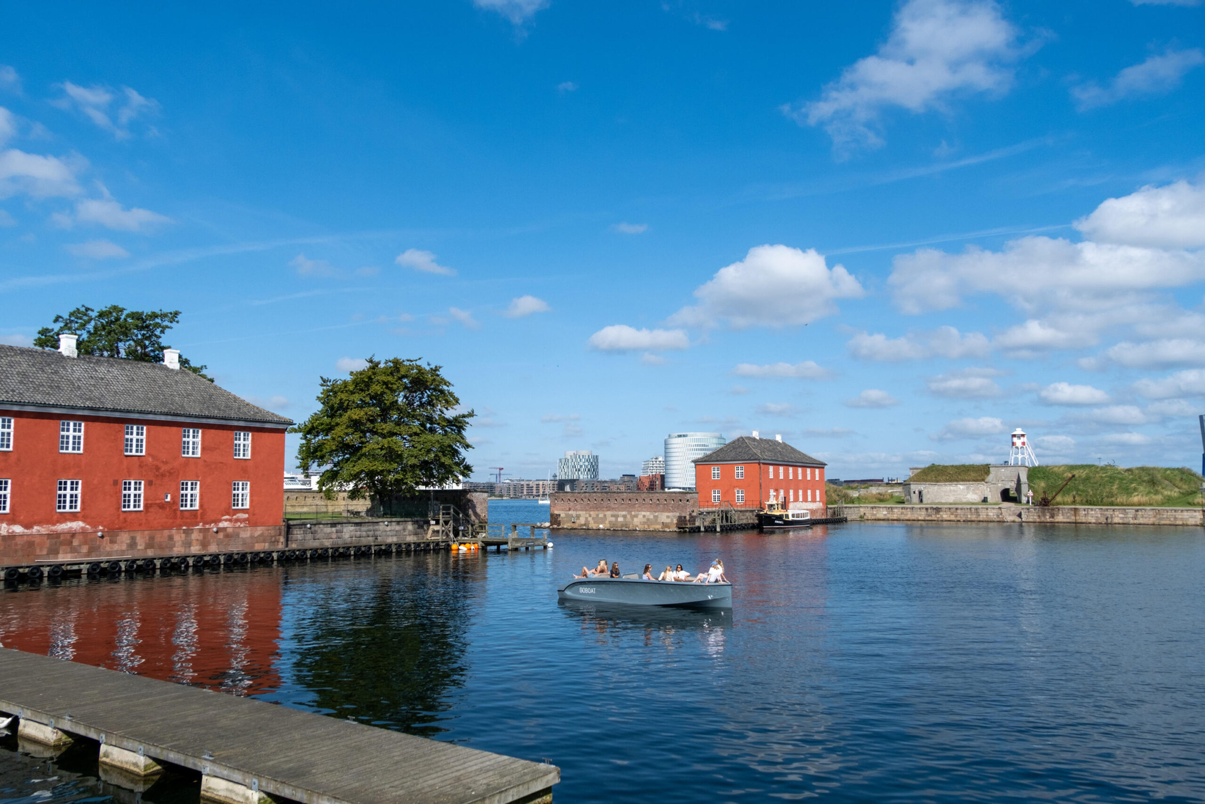 GoBoat Canal tours Trekroner Fortress Copenhagen