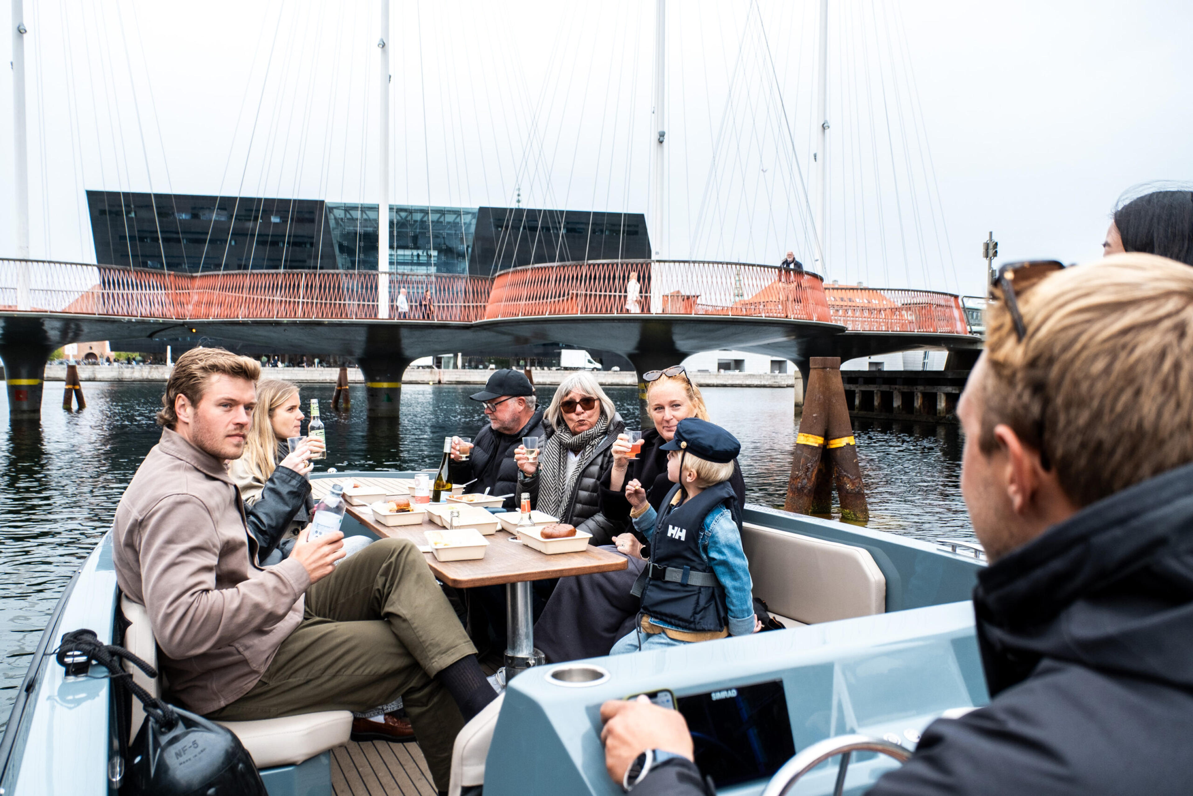 Cirkelbroen in Copenhagen Harbor