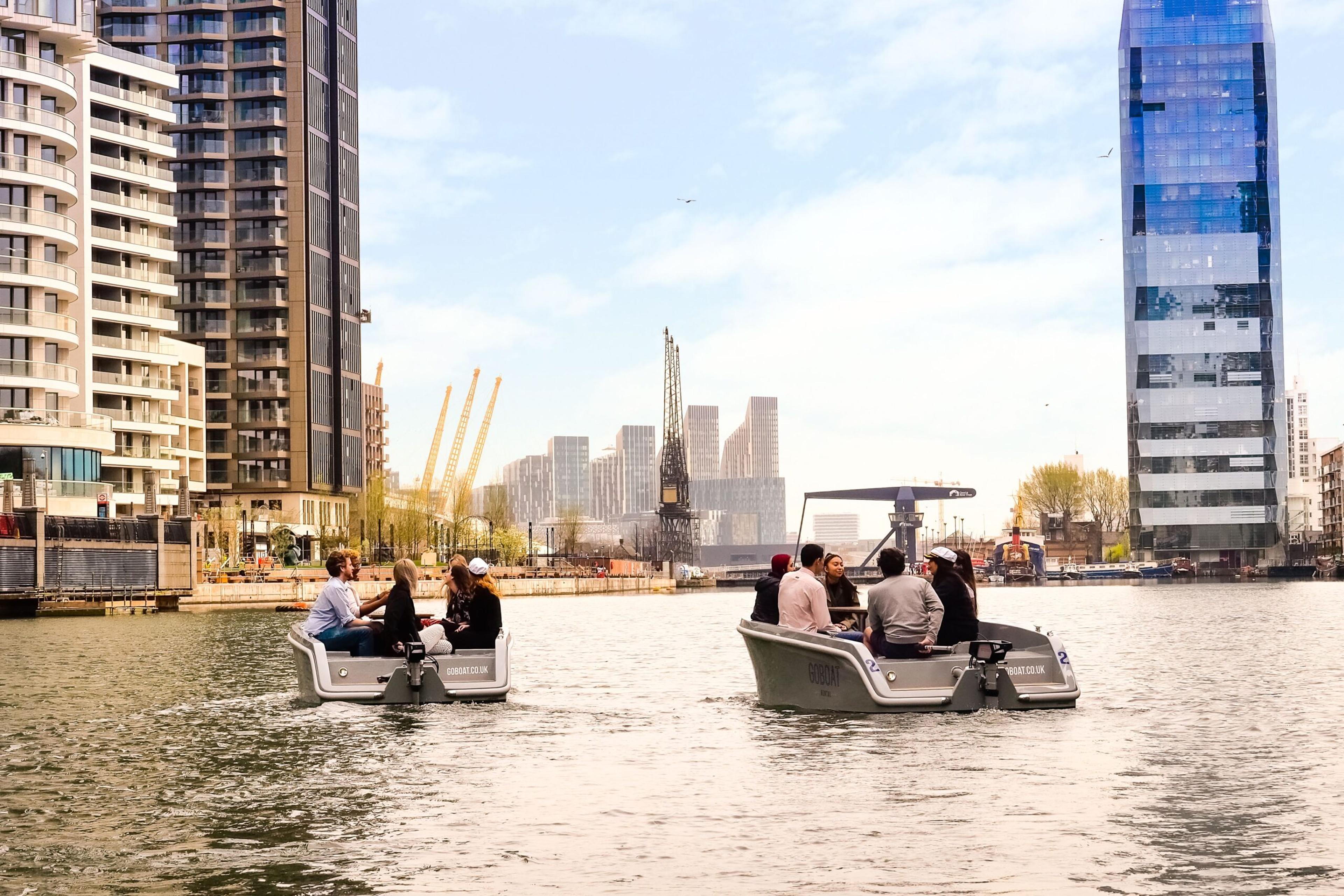 showing the goboat adventure during the day and the views