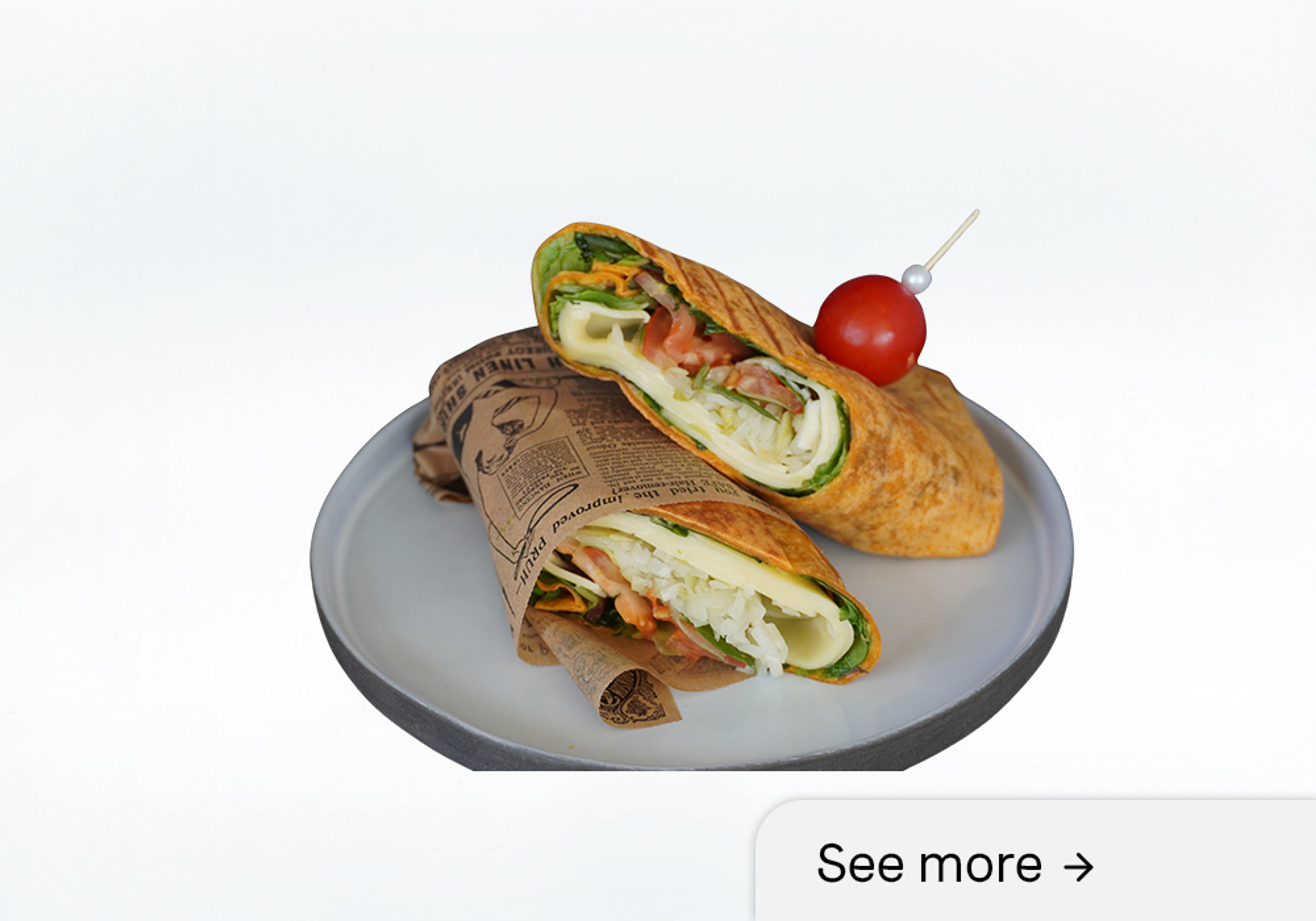 Wrap vegetarian