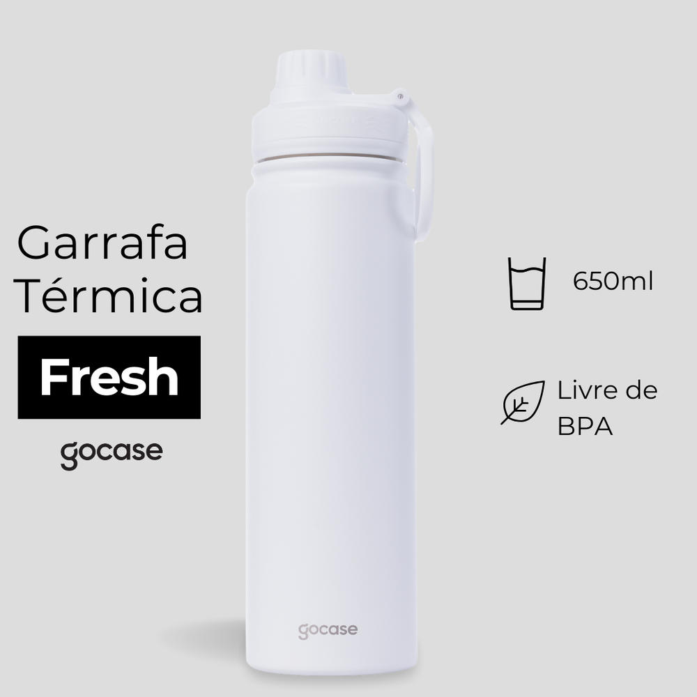 Garrafa Térmica Fresh + Ebook - CBF - Uniforme Goleiro 2 2026