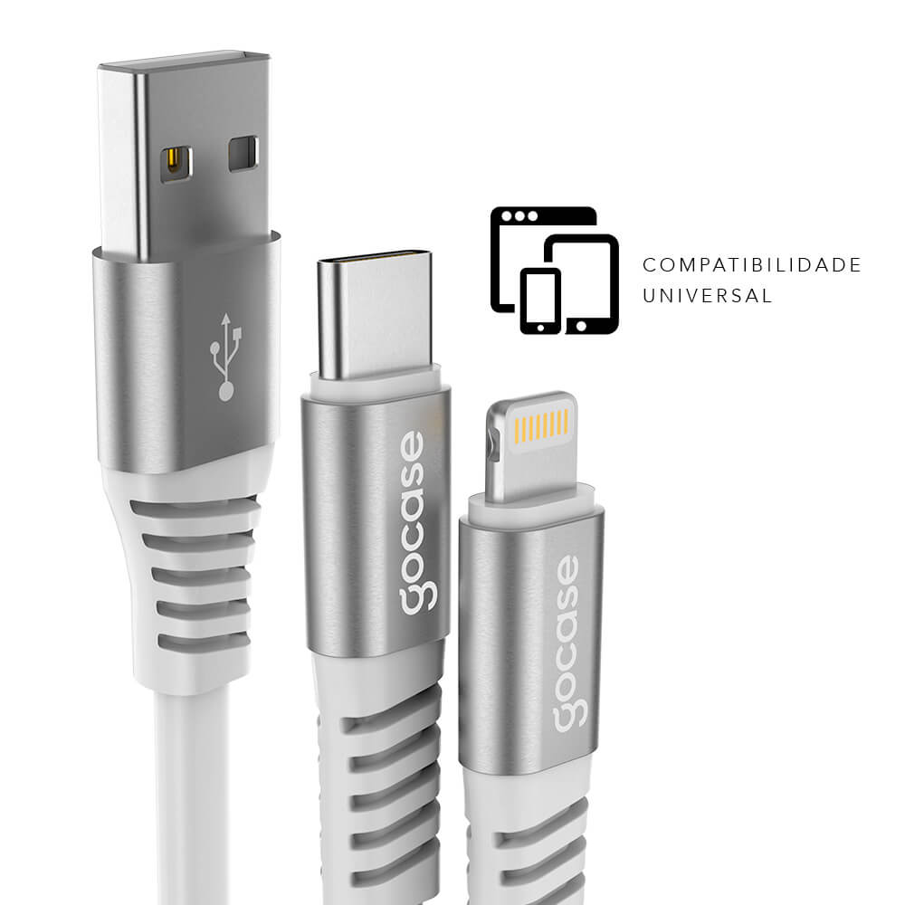 Cabo para Celular - Clear - Gocase