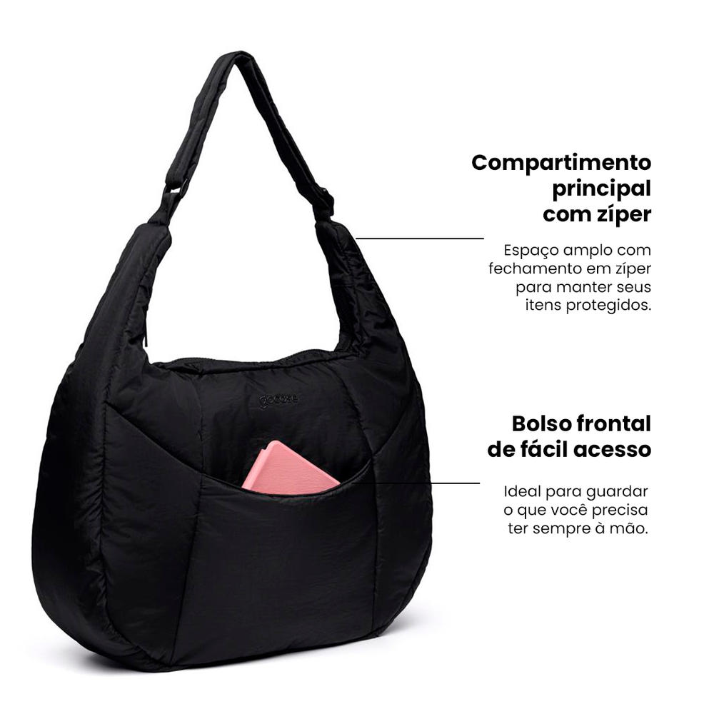 Tote Moon Puffer - Marrom