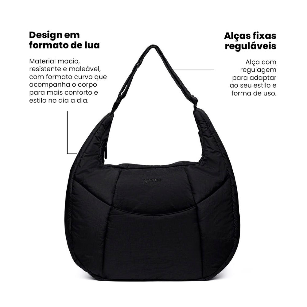 Tote Moon Puffer - Marrom
