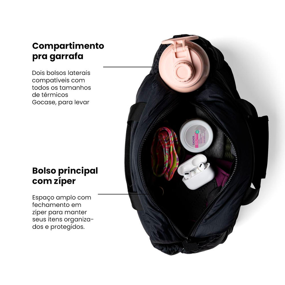 Bolsa Puffer - Vinho