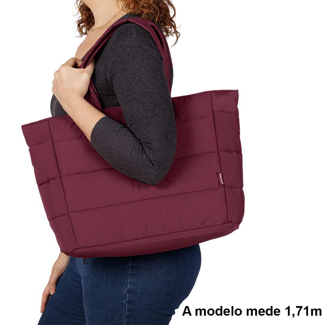 Tote Puffer Vinho - Tote Puffer - Gocase