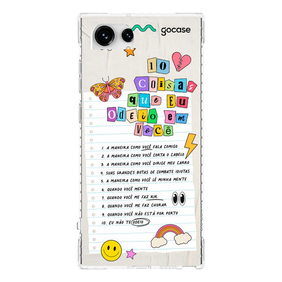 Capinha para celular  10 Coisas Que Odeio Em Você