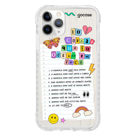 Capinha para celular  10 Coisas Que Odeio Em Você