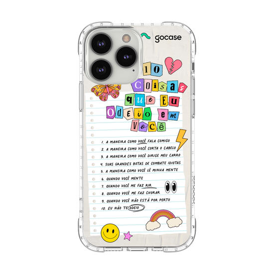 Capinha para celular  10 Coisas Que Odeio Em Você