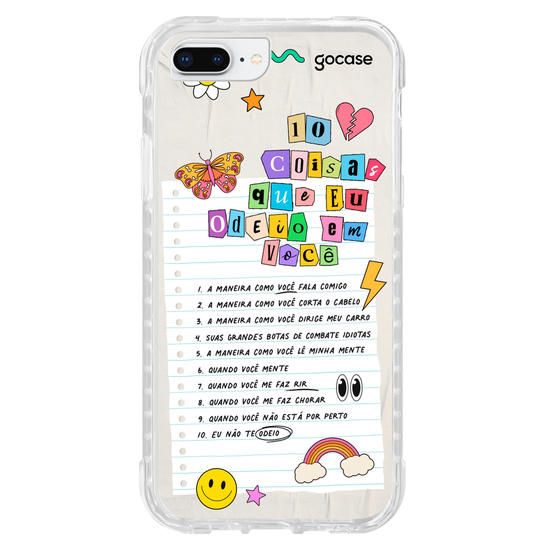Capinha para celular  10 Coisas Que Odeio Em Você