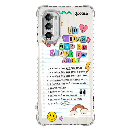 Capinha para celular  10 Coisas Que Odeio Em Você