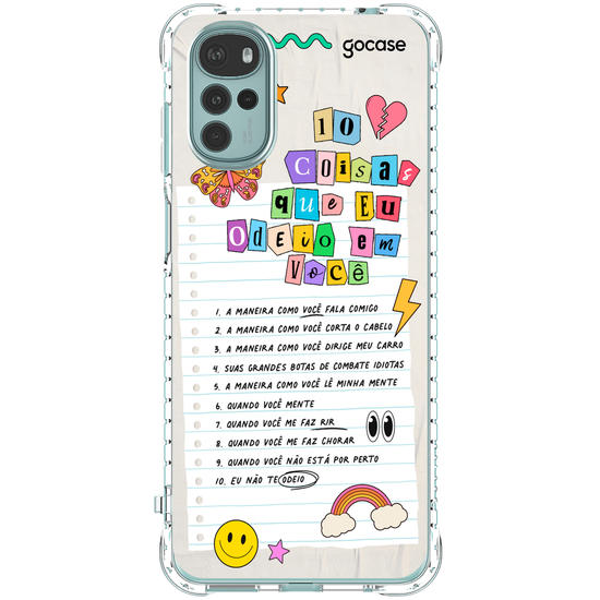 Capinha para celular  10 Coisas Que Odeio Em Você