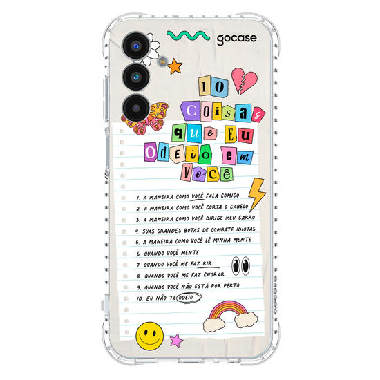 Capinha para celular  10 Coisas Que Odeio Em Você