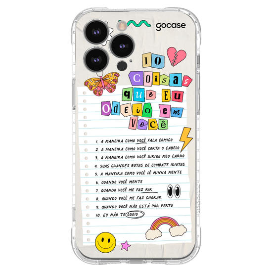 Capinha para celular  10 Coisas Que Odeio Em Você