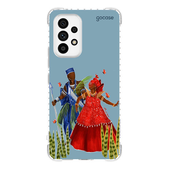 Capinha para celular Ogum e Iansã