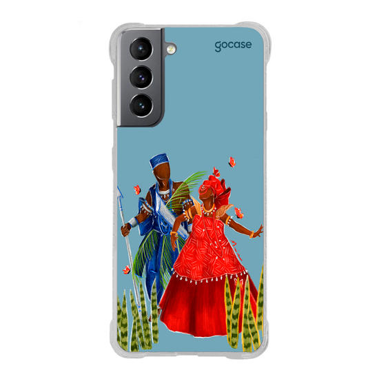Capinha para celular Ogum e Iansã