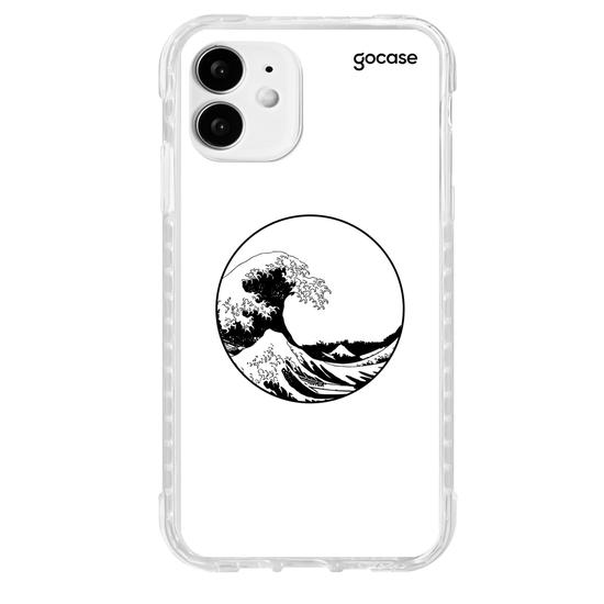 Capinha para celular  A Grande Onda de Kanagawa - Minimal