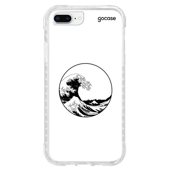 Capinha para celular  A Grande Onda de Kanagawa - Minimal