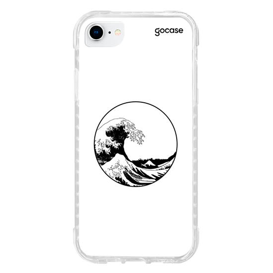 Capinha para celular  A Grande Onda de Kanagawa - Minimal