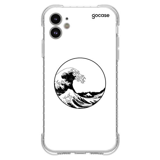 Capinha para celular  A Grande Onda de Kanagawa - Minimal