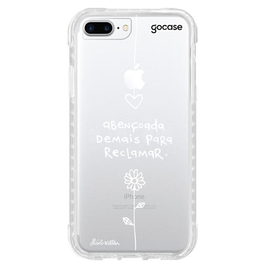 Capinha para celular Abençoa White