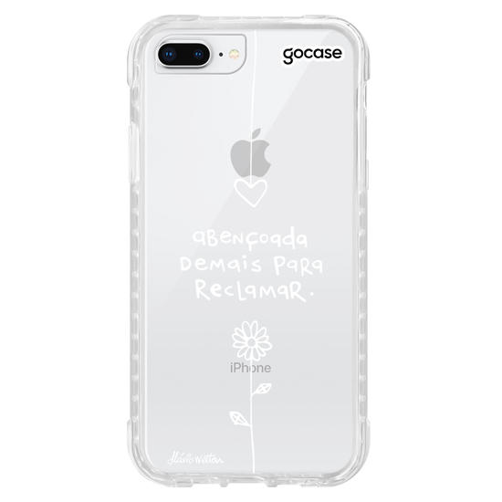 Capinha para celular Abençoa White