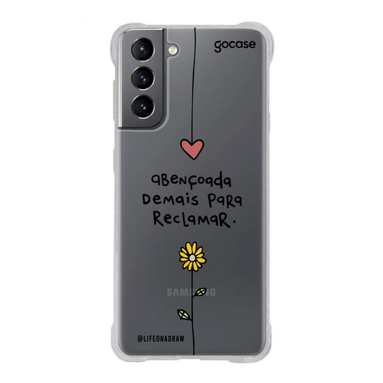Capinha para celular Abençoa Capinha para celular Abençoa