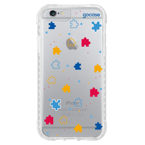 Capinha para celular  Mosaico Azul