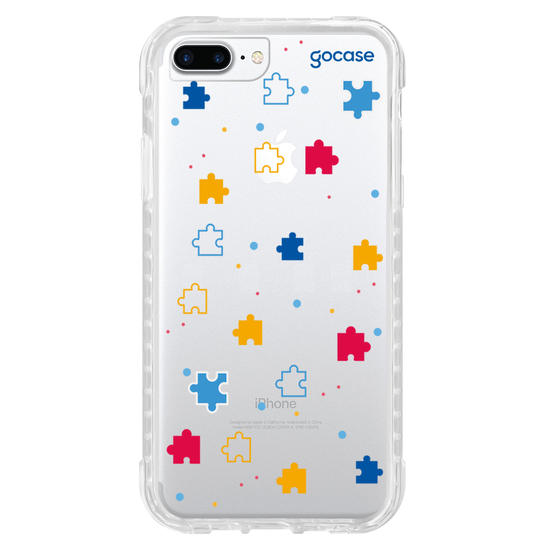 Capinha para celular  Mosaico Azul