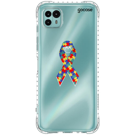 Capinha para celular Abril Azul Laço