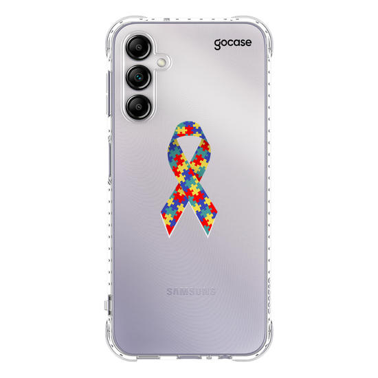 Capinha para celular Abril Azul Laço