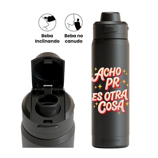 Garrafa Térmica Flip Pro - Acho Pr Es Otra Cosa