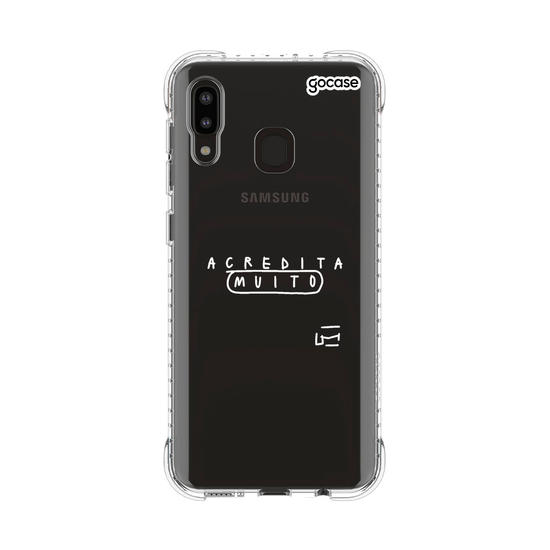 Capinha para celular  acredita muito