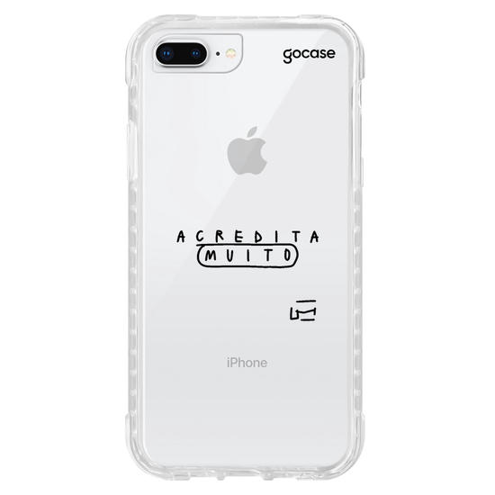 Capinha para celular  acredita muito