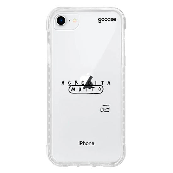Capinha para celular  acredita muito