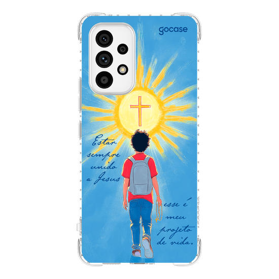 Capinha para celular  Carlo Acutis - Unido a Jesus