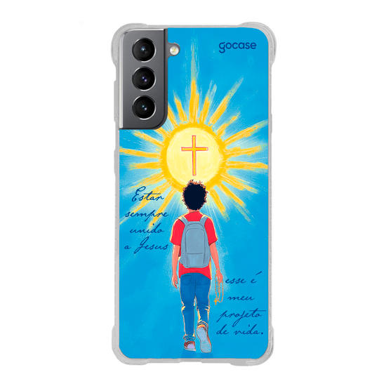 Capinha para celular  Carlo Acutis - Unido a Jesus
