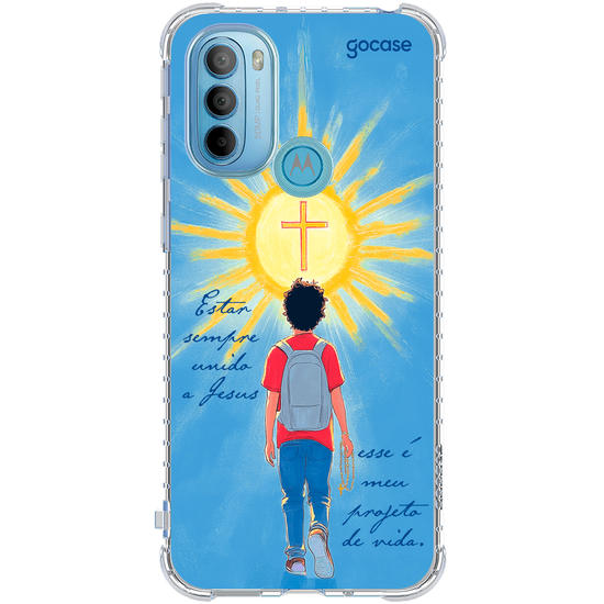 Capinha para celular  Carlo Acutis - Unido a Jesus