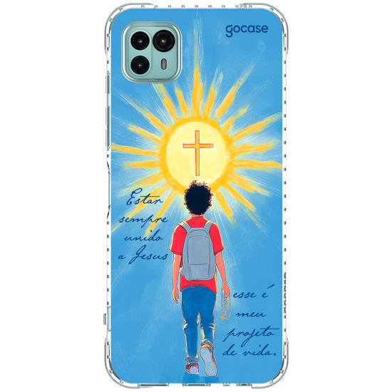 Capinha para celular  Carlo Acutis - Unido a Jesus