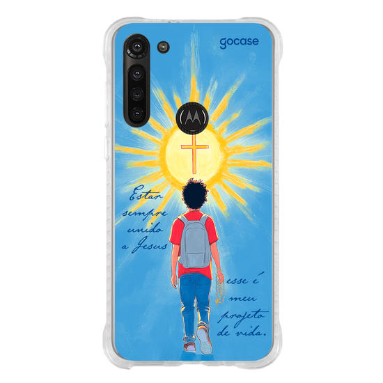 Capinha para celular  Carlo Acutis - Unido a Jesus