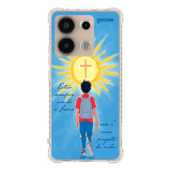 Capinha para celular  Carlo Acutis - Unido a Jesus