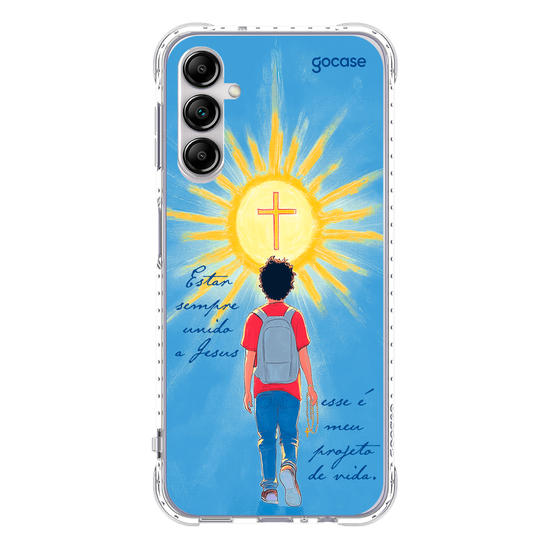 Capinha para celular  Carlo Acutis - Unido a Jesus