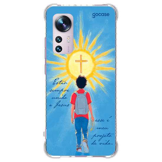 Capinha para celular  Carlo Acutis - Unido a Jesus