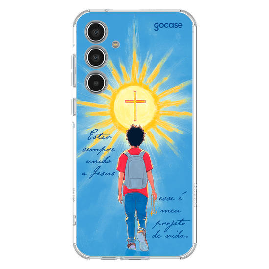 Capinha para celular  Carlo Acutis - Unido a Jesus