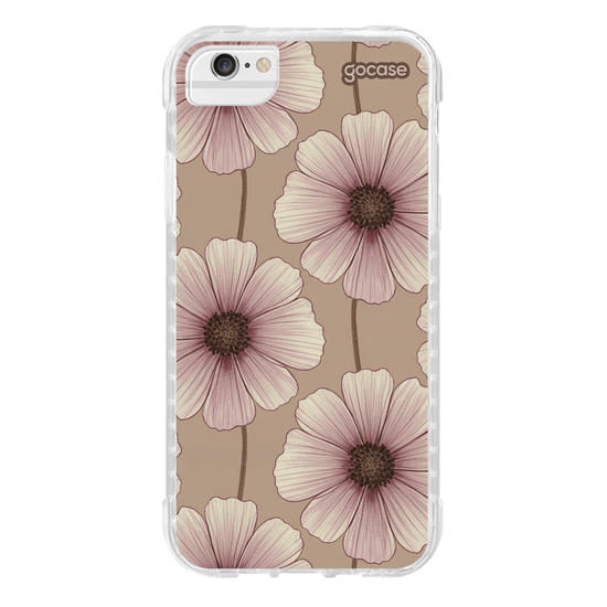 Capinha para celular  Aesthetic Brown Flowers