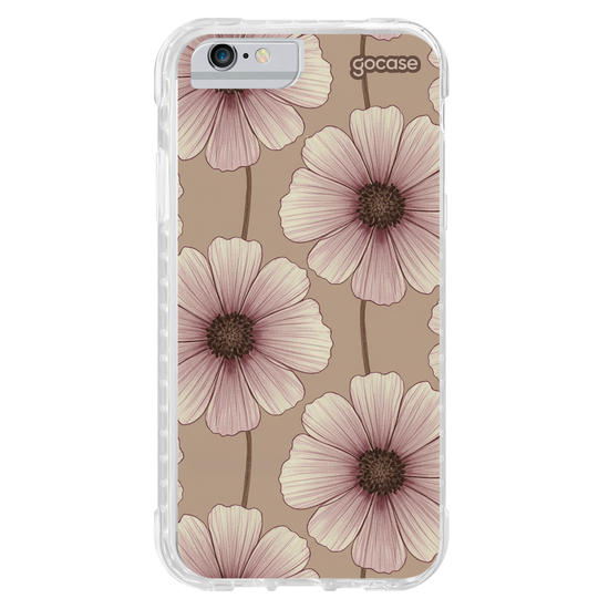 Capinha para celular  Aesthetic Brown Flowers